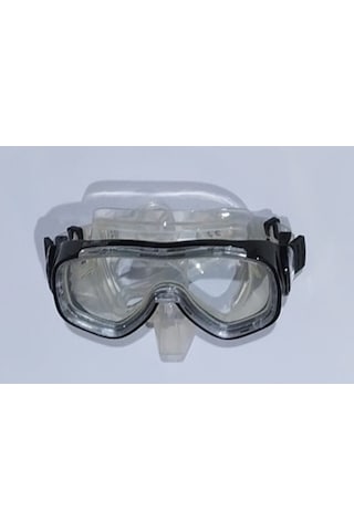 Atmaca_Av Siyah Çerçeveli Seffaf Maske / Arası Acık