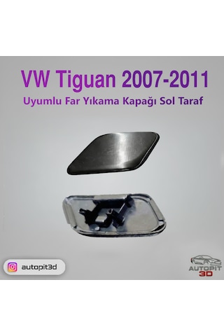 Volkswagen Tiguan 2007 2011 Uyumlu Far Yıkama Kapağı Sol Taraf