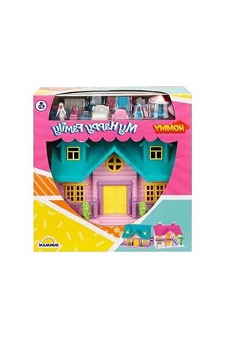 18 Parça My Happy Family Villa Oyun Seti, Eğlenceli Aile İlişkileri -