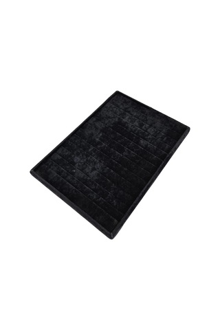 Bileklik Künyelik Siyah Süet Tabla 14 Kanallı 25x35 Cm Çok Renkli