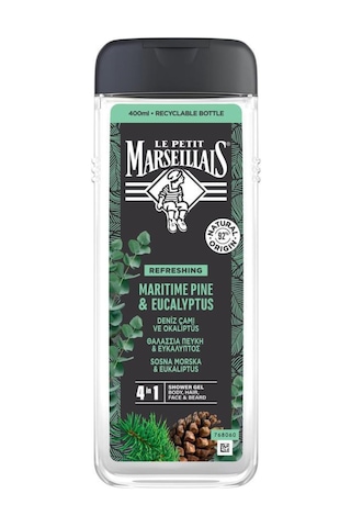 Le Petit Marseillais Men Deniz Çamı Ve Okaliptüs Duş Jeli 400 ML