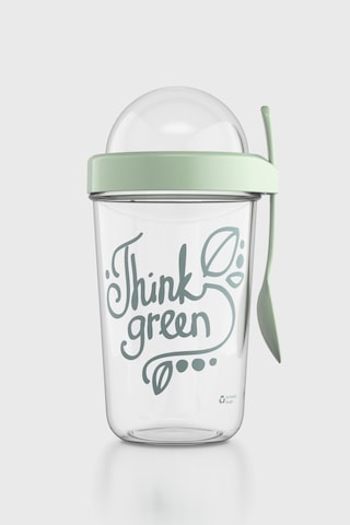 Renga Orbit 600 Ml Think Green Desen Tritan Müsli Ve Atıştırmalık Kabı 192009 Yeşil