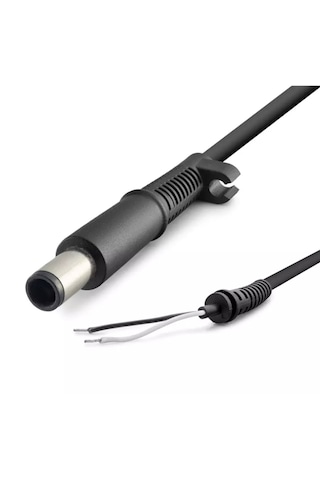 Hadron Hdx5576 7.4x5.0 Notebook Adaptör Tamir Kablosu Dc Kablo 7.4 5.0mm 200w Hp Siyah 200w
