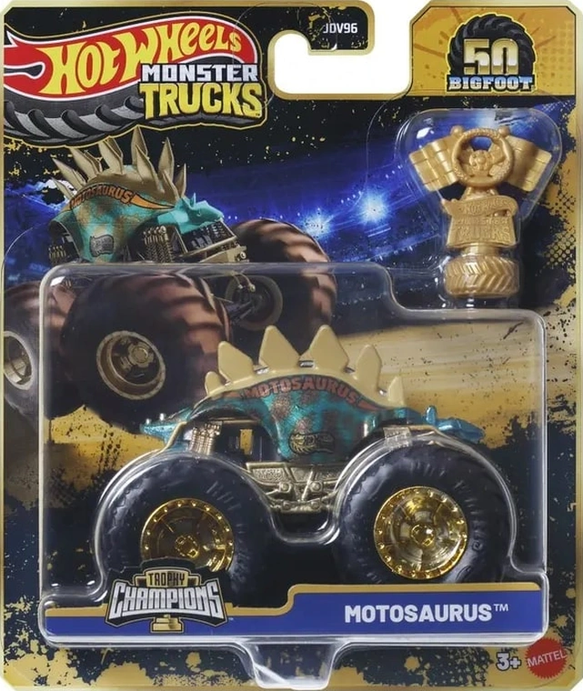 Hot Wheels Monster Trucks Bigfoot Trophy Şampiyonları Motosaurus