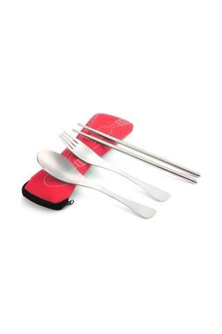 Sones Üç Parçalı Dış Mekan Çatal Bıçak Takımı Çok Renkli