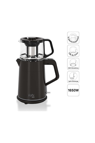 Arzum FL301 Felix Bold 1650W 1 L Demlik Kapasitesi Çay Makinesi