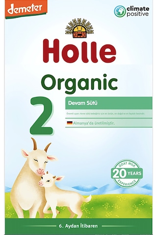 Holle 2 Organik Keçi Sütlü Devam Sütü 400 G 4 Adet