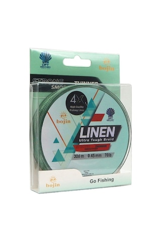 Dft Bojin 4x Linen İp Misina 0.45 Mm 300 M Yeşil