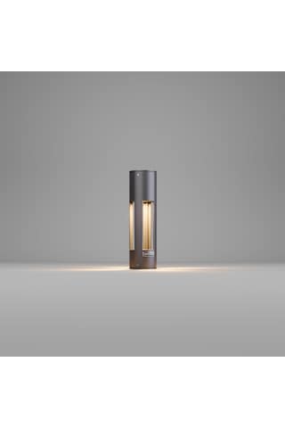 Curvex 35 Cm Alüminyum Bahçe Aydınlatması Bollard Modern Yürüyüş Yolu Lambası, 3000k Sıcak Beyaz Işık Rengi, Elektrostatik Toz Boyalı Dış Mekan Aydınlatma Direği Sku: Smgstkc57064d3c0