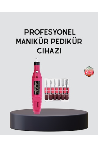 Tırnak Matkap Makinesi Profesyonel Manikür Pedikür Cihazı, Ayarlanabilir Hız Ve Sessiz Çal