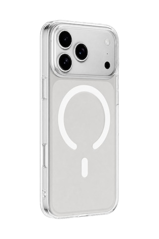 Apple Uyumlu iPhone 18 Pro Max Combo Sert Şeffaf Magsafe Kapak - Şeffaf