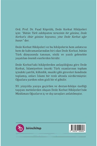Dede Korkut Hikayeleri / Menekşe Özkaya Tutum