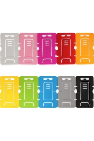 Geeksen Uzaktan Kullananlar İçin Plastik Cep Telefonu Tutucu, Üç Açıyla Ayarlanabilir, Katlanabilir Ve Taşınabilir, Tüm Akıllı Telefonlarla Uyumlu, Kırılmaya Dayanıklı Ve Kayma Engellli