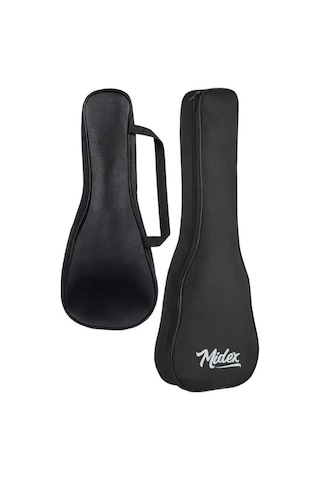 Midex Cs-26a-100x Tenör Ukulele Çantası 100'lü Paket Kaliteli Siyah Kılıf 100 Adet
