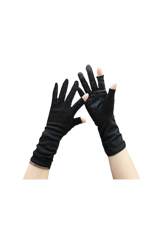 Kamp Ve Balıkçılık İçin Hafif Ve Nefes Alabilen Yaz Uv Korumalı Güneş Koruyucu Eldivenler