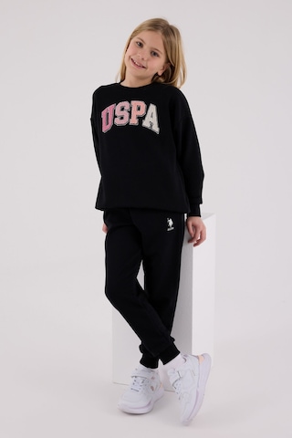 U.S. Polo Assn. U.s. Polo Assn Kız Çocuk Siyah Eşofman Takımı Us2306-c-v2 Siyah