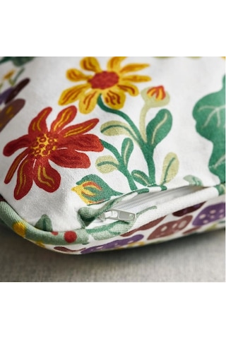 Ikea Vıldpersılja Yastık Kılıfı 50 X 50 Cm Kırmızı - Yeşil - Beyaz Çok Renkli