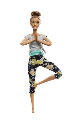 Ftg82 Kumral-Desenli Taytlı Sonsuz Hareket Barbie
