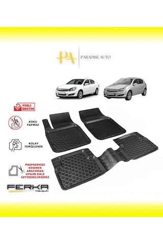 Opel Astra H Hb 2004-2010 Uyarlanabilir Havuzlu Paspas