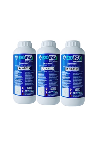 Ultra Şeffaf Hızlı Hobby Epoxy Epoksi Reçine İnce Döküm Fast 3...