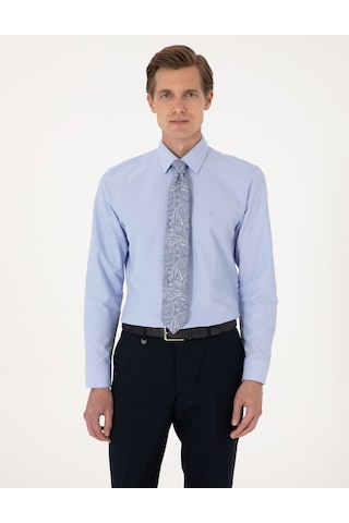 Pierre Cardin Erkek Mavi Gömlek Basic 50316742-vr036 Mavi
