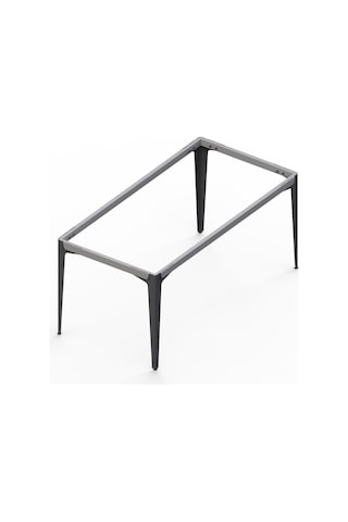 Api Design Vtr Metal Ofis Çalışma Masa Ayağı Ahşap-cam-mermer İçin Uygun Siyah