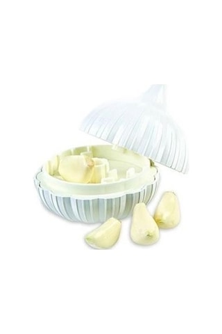 Buffer Sarımsak Şeklinde Pratik Sarımsak Ezici Rendeleyici El Rondosu Çok Renkli