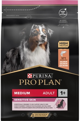 Pro Plan Medium Adult Sensitive Skin Somonlu Orta Irk Yetişkin Köpek Maması 3kg