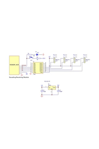Alkatronik-Rx480-E 4 Kanal 433Mhz Rf Alıcı Learning Code 1527 Receiver