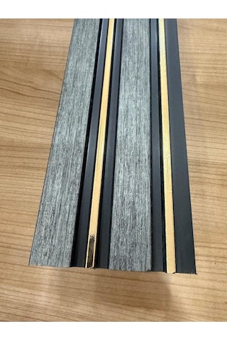 Polimer Greygold Duvar Ofis Tv Arkası Koridor Dekoratif Panel 5 Adet 55 Cm