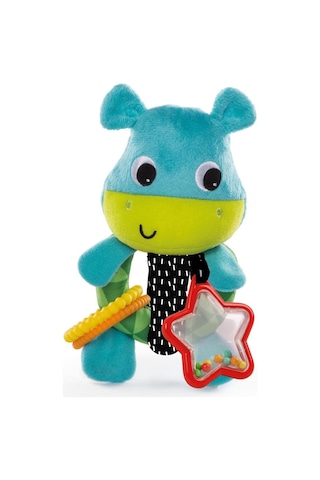 Bright Starts Sevimli Çıngırak &  Dişlik - Hippo Çok Renkli