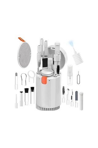 20 Parça Çok Fonksiyonlu Bilgisayar Temizleme Seti Klavye Cep Telefonu Kablosuz Kulaklık Temizleme K Çok Renkli