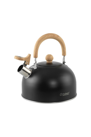 Outwell Tea Break Kettle Lux 2.2 Litre L Black Düdüklü Çaydanlık Demlik Siyah
