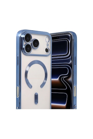 Apple İphone 17 Pro Max Kross Magneticsafe Kapak - Sierra Blue