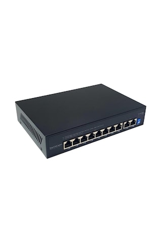 Herz 8 Port Poe Switch + 2 Port Uplink Gigabit