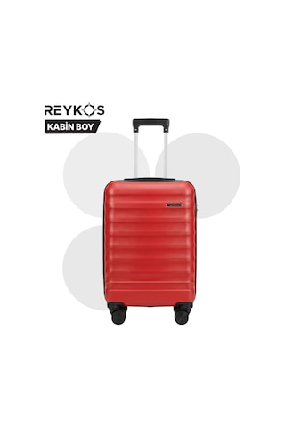 Reykos Rey-Way Kırmızı Kabin Boy Valiz