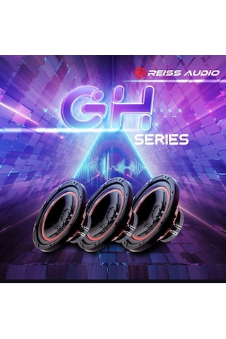 Reiss Rs-gh12 Çift Bobin 1400 Wat 350 W Rms 30 Cm Subwoofer Basd4