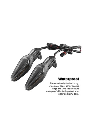 Jeehugo Bmw R1250gs/adv, S1000r, S1000xr Vb. Modeller İçin 18 Led'li Su Geçirmez, Yüksek Parlaklıklu Moto Sinyal Lambası - Şeffaf Kasa, Kolay Kurulum