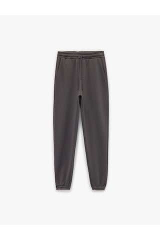 Koton Beli Bağcıklı Şardonlu Cep Detaylı Jogger Kışlık Eşofman Altı Gri 6wam40013mk Gri