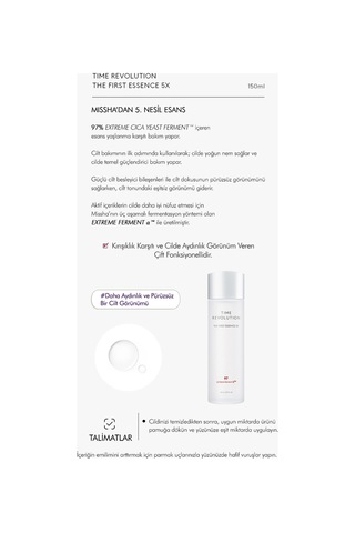 Missha Total  Fermente Içeriklerle Zenginleştirilmiş Bakım Set Time Revolution Best Seller