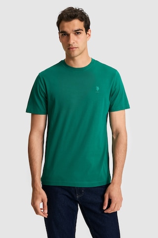 U.s. Polo Assn. Erkek Koyu Yeşil Tişört Basic 50326953-vr079 Koyu Yesıl