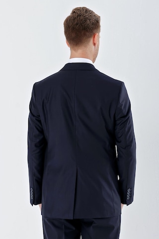 İmza Lacivert Düz Gabardin Mono Yaka 2 Düğme 6 Drop Comfort Fit Basic Takım Elbise 1001250010 206 Lacivert