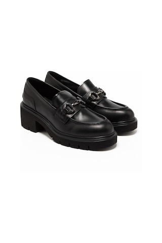 Nero Giardini Nero Black Oxford Klasik Kadın I513980d 100 Nerogiardini Guanto Nero Eva Urbana Nero 12 + Siyah