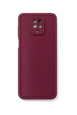 Huawei Nova 9 Se Ve Ry 50 Se Uyumlu Kamera Çıkıntılı Mat Silikon Telefon Kılıfı Bordo