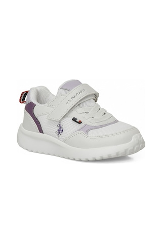 U.S. Polo Assn. U.s. Polo Assn. Posse Jr 6fx Beyaz Kız Çocuk Sneaker 000000000102155642 Beyaz-mor-mavı