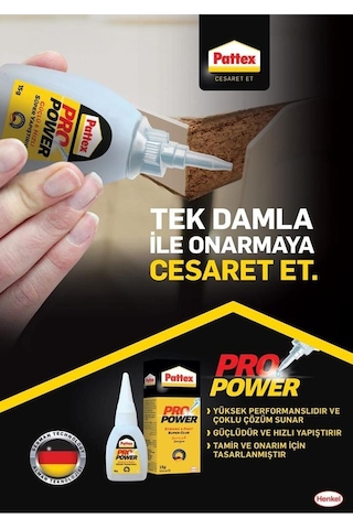 Pattex Pro Power Japon Yapıştırıcı 15  Gr