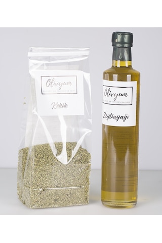 Olivyum Soğuk Sıkım Zeytinyağı 500 ML + Kekik Köy Dağ 100 G