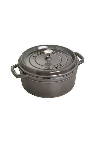 Staub Döküm Tencere Grafit Gri Yuvarlak 24 cm