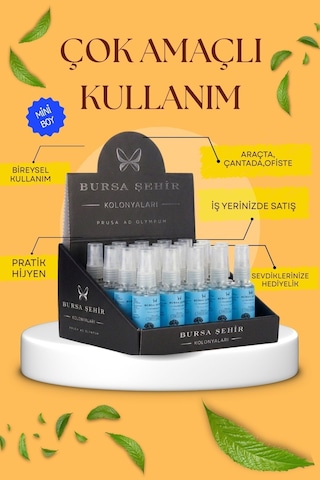 Bursa Şehir Kolonyaları, 20'li Tirilye Sahili Kolonyası, Mini Boy, Sprey