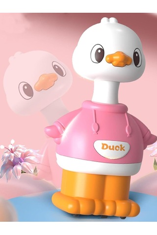 Canem Oyuncak Küçük Displayde Bas Bırak Ördek - Pembe